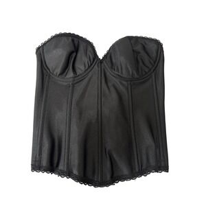 Empire‎ Intimates Corset Bra Women 34D NWT Black Boned Hook & Eye Polyester
